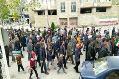 خروش مردم شهرستان خنداب در راهپیمایی روز قدس