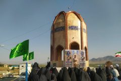 مراسم سالگرد شهدای گمنام در خنداب برگزار شد