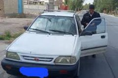توقیف خودرو با بیش از ۱۳۸ میلیون ریال خلافی در خنداب