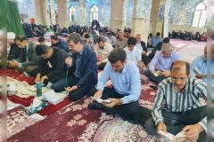 مراسم دعای عرفه در خنداب برگزار شد