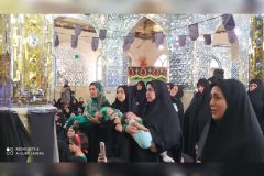 مراسم شیرخواران حسینی در خنداب برگزار شد