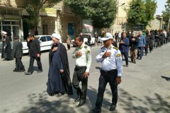مراسم عزاداری ۲۸ صفر در خنداب برگزار شد