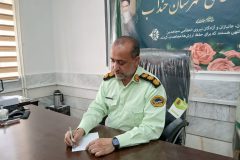 فرمانده انتظامی خنداب هفته دولت را تبریک گفت