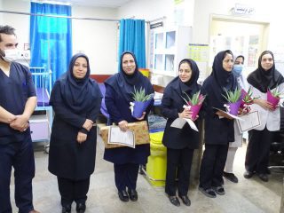 مراسم تجلیل از پرستاران در خنداب برگزار شد