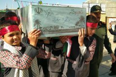 آئین استقبال از شهید گمنام در مدارس خنداب