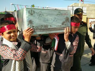 آئین استقبال از شهید گمنام در مدارس خنداب