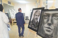 نمایشگاه نبض قلم در خنداب برگزار شد