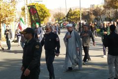 دسته عزاداری مردم خنداب در روز شهادت حضرت زهرا(س)