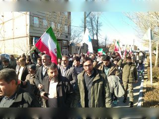 حمایت غرورآفرین مردم خنداب از ایران