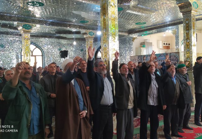 حمایت قاطع مردم خنداب از کشور